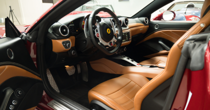 Ferrari interior detailing in Clinton Township, MI