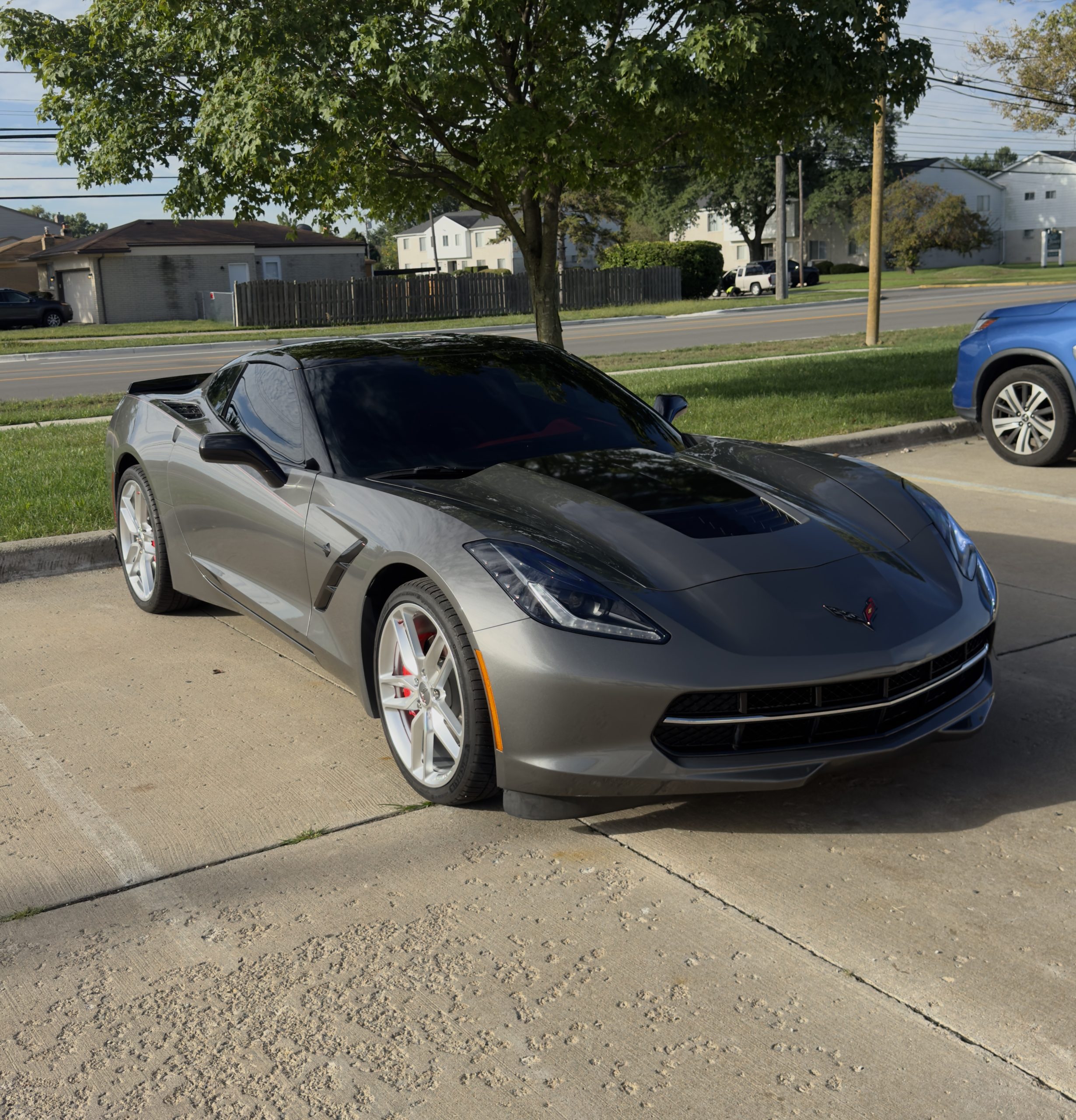corvette after window tint in Clinton Township, MI